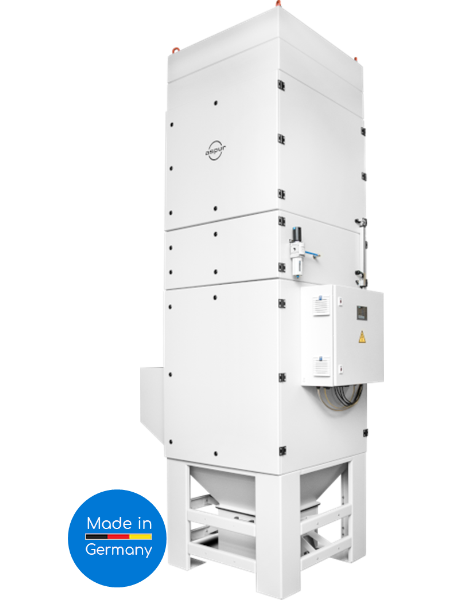 Industrie Entstauber Bohren Drehen Fräsen ASPUR Entstauber aero4eco
